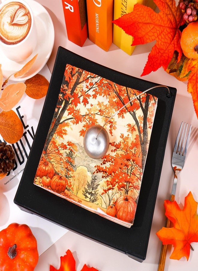 JarThenaAMCS 100Pcs Fall Thanksgiving Paper Napkins Watercolor Autumn Maple Mountain Pumpkin Truck Disposable Napkin Luncheon Dinner Napkins for Autumn Thanksgiving Harvest Party Supplies - Image 4